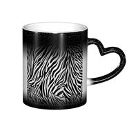 ESASAM Zebra Print Starry Sky Color Changing Mug, Adding A Touch of Magic to Your Daily Life