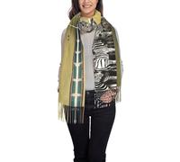 ESASAM Zebra Racetrack Winter Warm Shawl Scarf, Soft And Comfortable, Lightweight And Warm