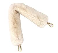 ESBANT Faux Fur Handle Strap Wallet Accessories Bag Chain Replacement Wallet Shoulder Strap Crossbody Strap Hand Strap Chain Strap (Color : Orange, Size : 100cm-Gold Hook)