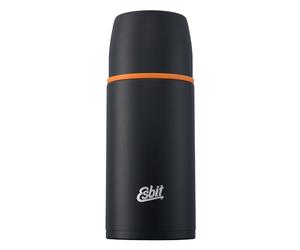 Esbit Classic Insulated Flask 750 ml - Thermos Flask for Hot and Cold - Thermos Flask with 2 Cups - Stainless Steel Drinking Bottle - Leak-Proof - Black