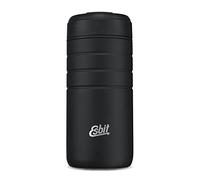 Esbit Compagnie Majoris MGF450TL-BK Stainless Steel Thermal Mug with Click Closure, Black, Silver & More, 450 ml, Insulated Mug for Hot and Cold Drinks, for Coffee & Tea