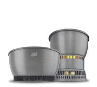 Esbit Cookset with Alcohol Burner | Hard Anodized Aluminum| BPA-Free | Compact |Camping, Backpacking, Outdoor Kitchen