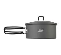 Esbit Round Camping Pot aluminium with lid - 1.1 l