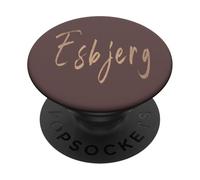 Esbjerg Denmark Vintage elegant design PopSockets Adhesive PopGrip