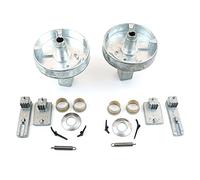 ESC Auto Parts EGE513+EGE514 Armrest Latch Bracket Left Right Set Compatible with Mercedes Vito Viano W639 Sprinter MK2 VW Crafter