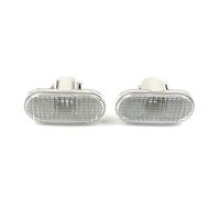 ESC Auto Parts ESP748 2 Pcs Side Indicator Lamp White 8200257884 Compatible With Renault Clio 2