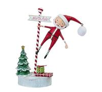 ESC Lori Mitchell Christmas Swinging into Christmas, 7 Inches Tall, Multicolor