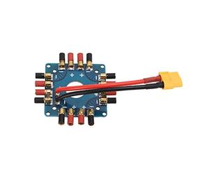 ESC Power Supply Distribution Board Connection Board with XT60 Plug 3.5mm Banana Connectors for RC Drone and This Drone Power Distribution Is to Its Ensure ESC Power Supply