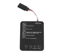 ESC Programming Card RC Car Electronic Speed Controller LED Program Card LED ESC Programming Card for Brushless Controllers with Adjustable Reverse Force & Voltage Detection(Black)