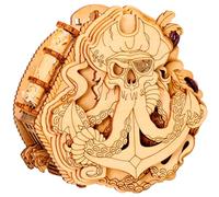 ESC WELT Blackbeard's Compass Puzzle Box - Escape Room in a Box - Brainteaser - 3D Escape Game Money Box - Gift Box Riddle Game - Puzzle Box - Wooden Puzzle Box for Family Games - Gift Box Puzzle Game