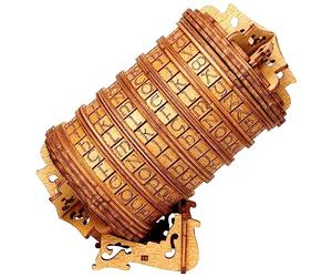 ESC WELT Cryptex - Unique Birch Wood Secret Gift Wrapper - Personalized Eco-Friendly 3D Puzzle - Interactive Brainteaser - Money Gift Box with Hidden Compartment
