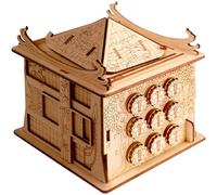 ESC WELT House of Dragon Puzzles Box - 3D Escape Game Money Box - Brain Teaser Puzzles for Adults & Teens - Wooden Escape Room Game - Mind Puzzle Games with Hidden Compartment - Family Games Puzzle