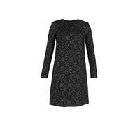 ESCADA Women's Preloved Dehrea Metallic Jacquard Dress in Black Polyester | Size: 38