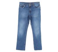 ESCADA Women's Preloved Sport Straight-Leg Jeans in Blue Cotton Denim in Light Blue | Size: 36