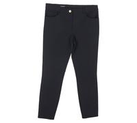 ESCADA Women's Preloved Straight-Leg Trousers in Black Silk | Size: 36