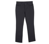 ESCADA Women's Preloved Straight-Leg Trousers in Black Silk | Size: 38