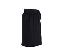 ESCADA Women's Preloved Wrap Over Style Midi Skirt in Black Wool | Size: 34