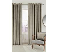 Helena Springfield 'Escala' Woven Lined Curtains in Medium Beige | Size: 167 cm width x 183 cm drop Helena Springfield Medium Beige 167 cm width x 183 cm drop