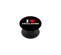 Escalator Heart Funny Cute Favorite Moving Stairs Mall Fan PopSockets Adhesive PopGrip