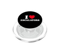 Escalator Heart Funny Cute Favorite Moving Stairs Mall Fan PopSockets PopGrip for MagSafe