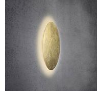 Escale Blade LED wall light, gold leaf, Ø 59 cm