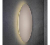 Escale Blade LED wall light, taupe, Ø 95 cm