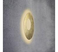 Escale Blade Open LED wall light gold leaf Ø 59 cm