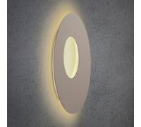 Escale Blade Open LED wall light taupe Ø 59 cm