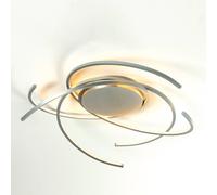 Escale Peppy LED ceiling light Space, aluminium