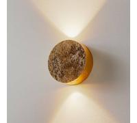 Escale Shiny gold LED wall light Sunny