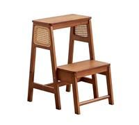 Escalera de 2 en 1 con reposapiés acolchado taburete multifuncal que ahorra espacio para cocina despensa y sala de estar