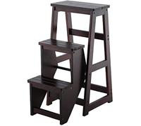 Escalera plegable de 2 a 3 diseño de ahorro de espacio para uso doméstico y exterior 77 cm de altura versátil y o para un fácil acceso
