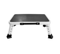 Escalera plegable de alto rendimiento de 1 peldaño con pedal ancho taburete taburete plegable plegable escalera de o resistente para el almacenamiento en el garaje del hogar