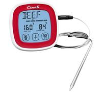 Escali DHR1-R Compact Portable Meat Candy Folding Digital Thermometer, Backlit Display Easy to Storage with Magnet, Red