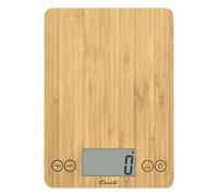 Escali - ECO157 Arti Bamboo Digital LCD Display Kitchen, Office, Baking Herb Scale, 15lb Capacity, 9" x 6.5" x .75", Bamboo Platform