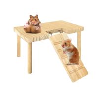 Escaliers pour hamsters - accessory de cage en bois pour grimper et jouer | Jouet d'escalade with form, ideal for hamsters, gerbilles et souris, stimule l'exercice et l'agilité, parfait