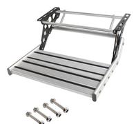 Escalón plegable para caravana fácil quitar diseño sólido resorte fuerte para autocaravana y remolque viaje soporte una y doble capa