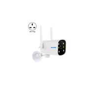 ESCAM PT301 Human Detection 3MP 1296P Motion Tracking Sound Alarm Cloud Storage Two-Way Voice Night Vision Camera, Plug Specification: UK (White)
