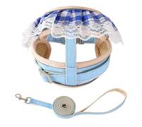 Escap-Proof Pet Harness For Cats Adjustable Vest For Puppy Dog Lace Comfortable Kitten Walking Leash And Leash For Walking Escape Proof