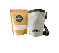 Escapades Chalk Bag, Fine Chalk and Brush set - Boulder and Climbing starter kit