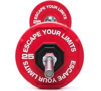 Escape Elite Urethane Bumper Plates Up to 25Kg, 25kg