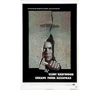 Escape from Alcatraz 1979 American Prison Action Film Movie Vintage Print Poster Wall Art Picture A4 +