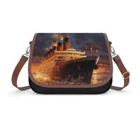 Escape from Boat The Titanic Fashion Women's Purse Handbag Shoulder Bag