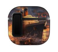 Escape from Boat The Titanic Funny Earphone Cases Compatible for AirPods 4