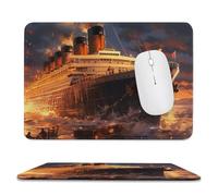 Escape from Boat The Titanic Funny Mouse Pad Desk Mat Stylish Mousepad for Gaming Office Home Work
