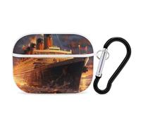 Escape from Boat The Titanic Stylish Earphone Case Cover Compatible with Airpods Pro Earbud Headphone Cases