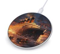Escape from Boat The Titanic Stylish Wireless Charger 10W Fast Charging Pad