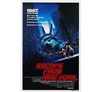 Escape From New York 1981 Vintage Movie Poster Print in A0-A1-A2-A3-A4-MAXI