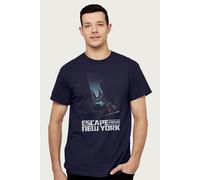 Escape From New York Men's Fallen Statue Of Liberty T-Shirt in Navy | Size: Medium Escape From New York Navy M