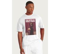 Escape From New York Men's Snake Plissken Still T-Shirt in White | Size: Large Escape From New York White L